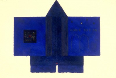 Refuge de nomade n 28, 34 x 29 cm, 1995